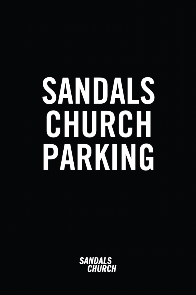 Sandals Parking A frame